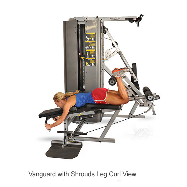 Inflight Fitness Vanguard 3-stack w/Leg Press