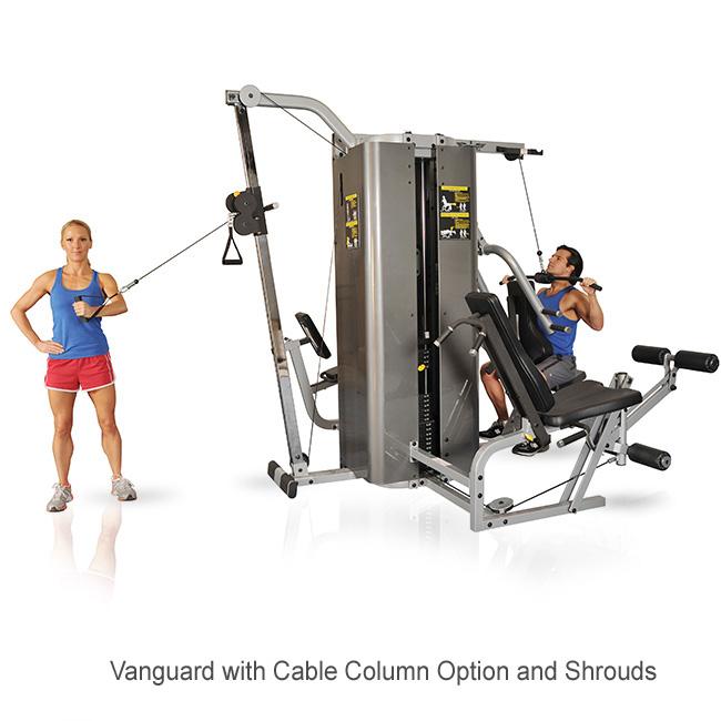Inflight Fitness Vanguard 3-stack w/Cable Column