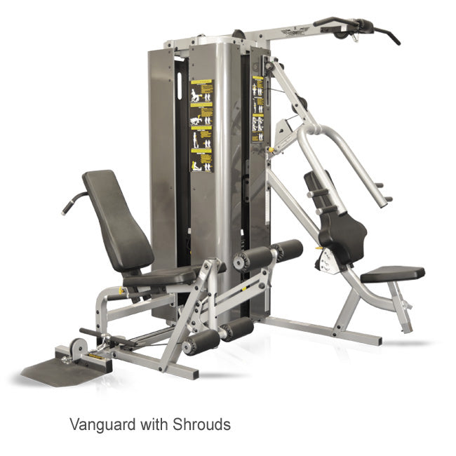 Inflight Fitness Vanguard 2-stack w/both Leg Press & Cable Column