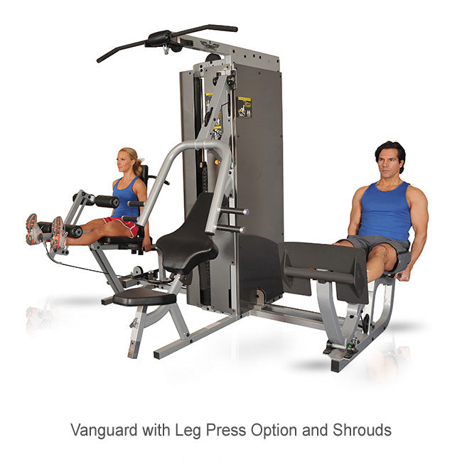 Inflight Fitness Vanguard 2-stack w/both Leg Press & Cable Column