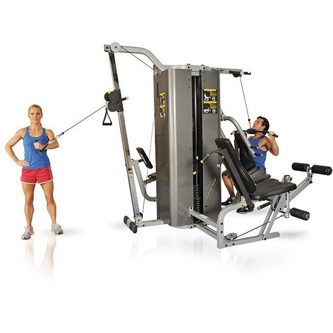 Inflight Fitness Vanguard 2-stack w/both Leg Press & Cable Column